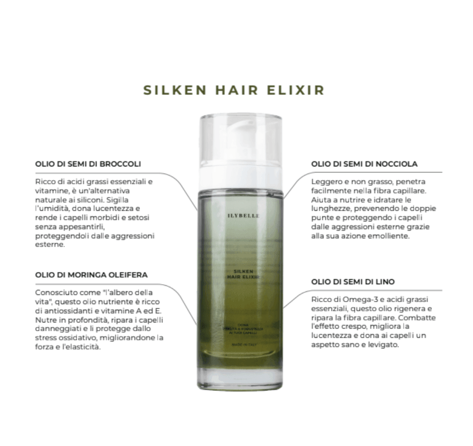 Silken Hair Elixir (per le lunghezze) - ILYBELLE