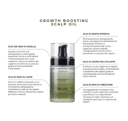Growth Boosting Scalp Oil (per la cute) - ILYBELLE
